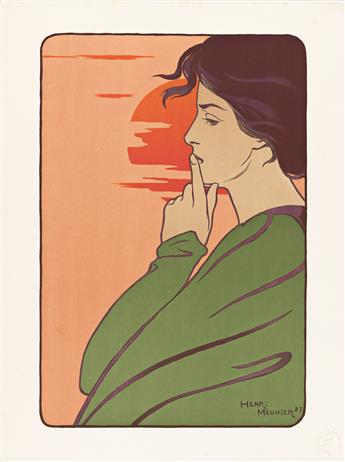 COVER BY ALEXANDRE CHARPENTIER (1856-1909).  LESTAMPE MODERNE. Complete set of 100 plates. 1897-1899. Sizes vary, each approximately 1
